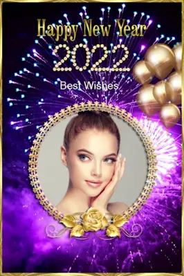 Happy NewYear Photo Frame2022 android App screenshot 1